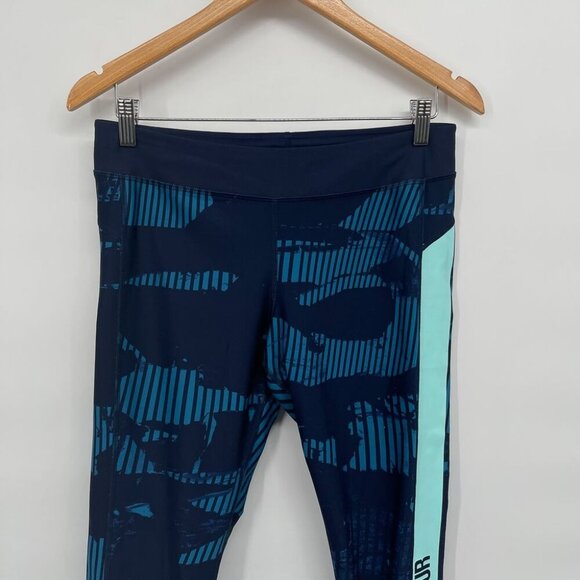 2/$30 Under Armour Heatgear Compression Cropped Knee Length Capri Leggings - Picture 5 of 8